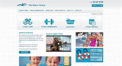 Desktop Screenshot of northernarena.co.nz